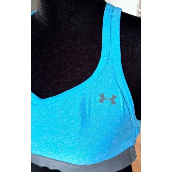Under Armour Get Set Go Sports Bra-36-A Electric Blue - Picture 4 of 8